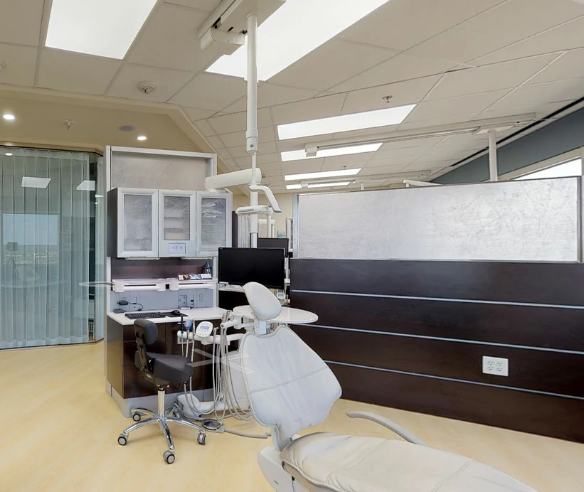 Private treatment room at Dallas Laser Dentistry in North Dallas